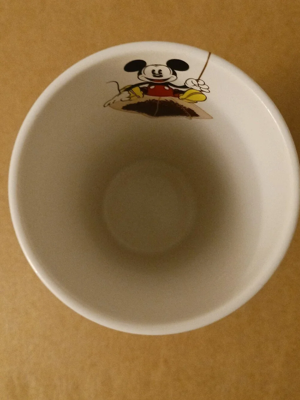 Ultra RARE Disney Japan Resort Mickey Mouse Tea Tumbler Ceramic Cup 5in Tall